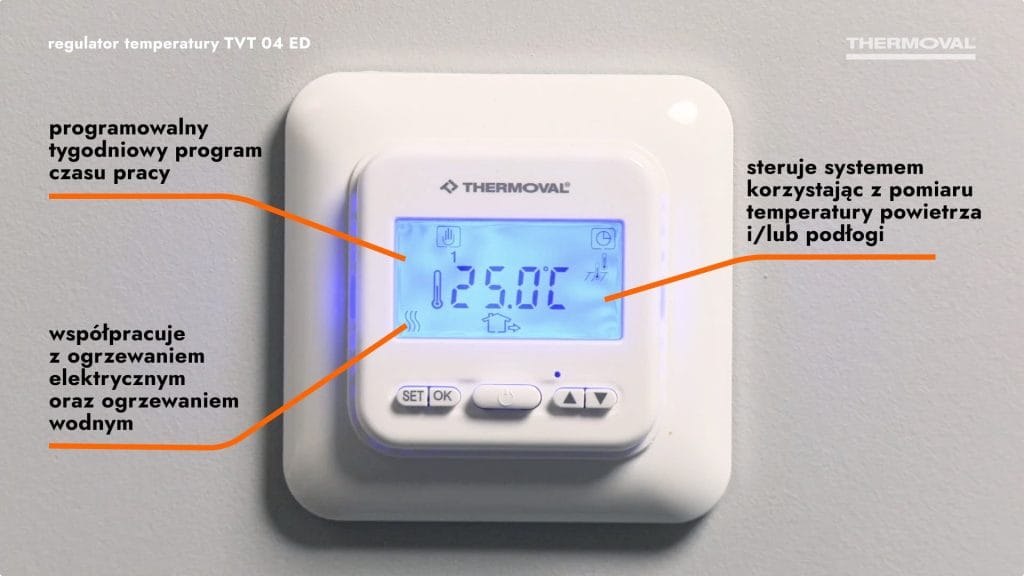 Regulator temperatury TVT 04 ED