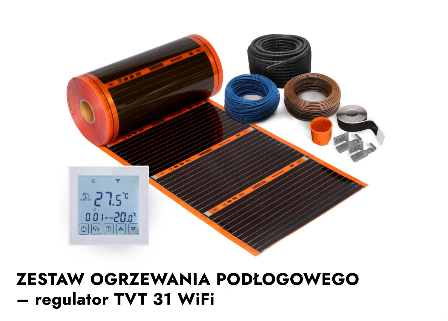 Zestaw ogrzewania podłogowego z regulatorem TVT 31 WiFi